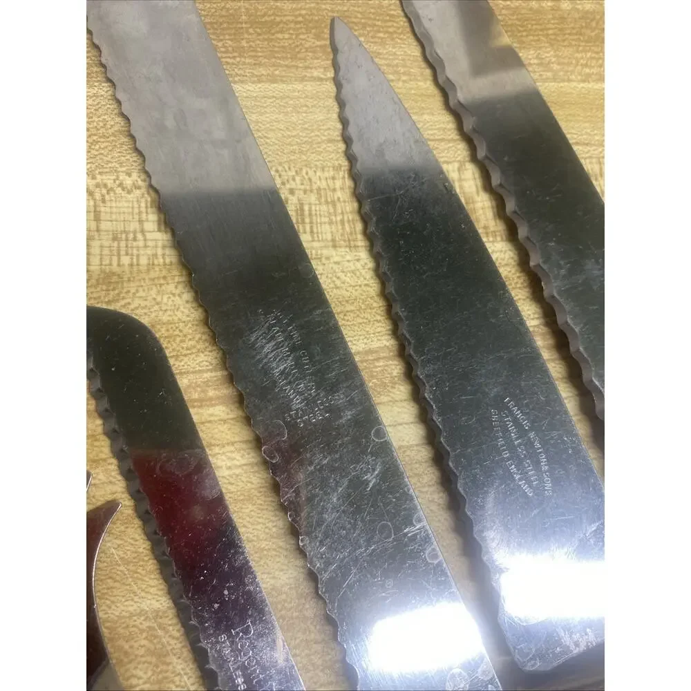 Vintage Regent Sheffield 11 Pieces Stainless Cutlery Knives England
